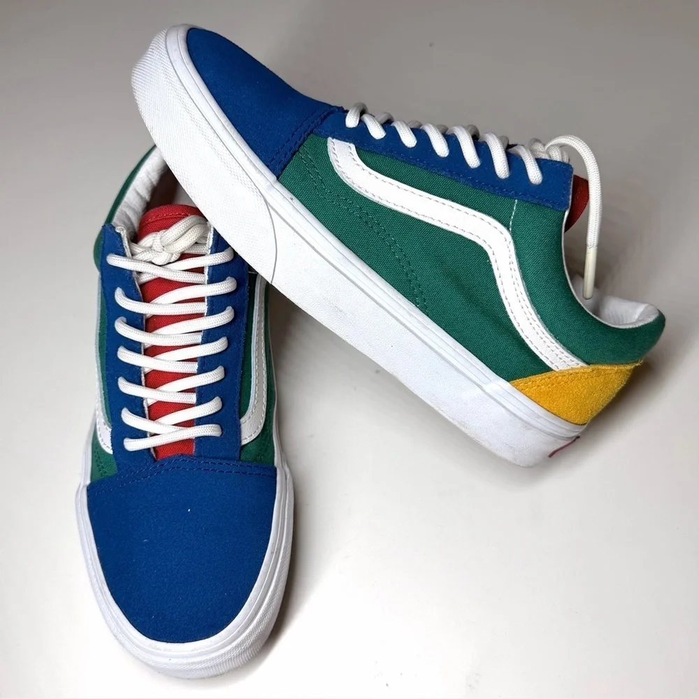 Vans Women’s Yacht Club Old Skool Athletic Skateboard Shoes Size- 6
